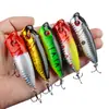 Conjunto de Iscas Artificiais para Pesca em Água Salgada para Pesca de Superfície com Técnica de Arremesso Longo para Capturar Robalos