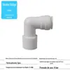 Conector rápido para purificador de água 2 pontos 3 pontos conversão máquina de água pura conexões de tubo de água conector rápido roscado atacado válvula de esfera de três vias