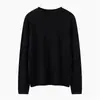 Suéter Básico Minimalista de Punto de Cuello Medio Alto para Mujer Hilo 100% Algodón Holgado Adelgazante Multicolor Suéter Base
