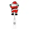 Insignia Divertida de Tirador de Navidad 2026: Decoración Festiva para el Lugar de Trabajo con Forma de Regalo que Trepa