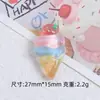 Desenho Animado Glitter Fino Pirulito Arco-Íris Criativo Feito à Mão DIY Acessórios Cola Creme Resina Pequenos Acessórios Pacote de Material para Joias