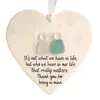 Bestseller transfronterizo adorno de amistad de acrílico oceánico en forma de corazón decoración para árbol de Navidad colgante estilo navideño sin adornos para colgar