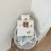 Mochila Retro de Moda Estilo Universitario para Mujer 2026 Verano Nueva Mochila de Lunares de Nicho Bolso Escolar Diario para Estudiantes