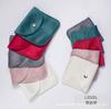 Bolsa de Veludo com Botão de Pressão do Fabricante, Bolsa de Veludo Portátil para Anel Colar, Mini Bolsa Personalizada para Armazenamento de Joias