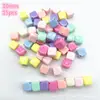 Accesorios hechos a mano con cuentas en forma de lazo de moda, mezcla multicolor, cuentas para la diversión DIY de los niños