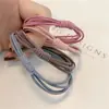 Cuerda para el pelo básica de goma elástica alta de tres capas anudada estilo japonés y coreano, banda para el pelo, cuerda para el pelo versátil, accesorios para el pelo para mujer