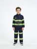 Disfraz infantil de bombero para Halloween, cosplay para actuaciones en escenario, atuendo de bombero para juegos de rol, disfraz infantil para actuación, uniforme profesional