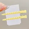 Pinza de Posicionamiento Esponjosa para Raíz de Cabello Color Caramelo de Verano Maquillaje Pinza Sin Costuras Pinza para Flequillo Horquilla para Cabello Roto Pinza de Pico de Pato Accesorios para el Cabello