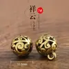 Botón cheongsam estilo étnico Botón decorativo vintage Hanfu Hebilla de nudo chino con cuenta metálica Pulsera Cuentas Cuentas sueltas de aleación