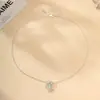 Colar de pônei simples, estiloso, luxo leve, infantil, corrente de clavícula doce requintada de nicho, corrente versátil para suéter microincrustada personalizada