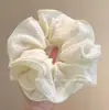 Goma de Pelo Plisada Extra Grande Multicapa para Mujer, Nuevo Estilo 2025 para Moño, Accesorio para el Cabello de Alta Gama