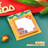 Anotações Adesivas de Natal em Desenho Animado Transfronteiriças, Presentes Criativos de Papelaria de Natal para Estudantes, Papel de Anotação de Mensagens Fofo Adesivos N Vezes