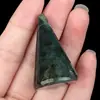 Suporte de exibição de anel em forma de cone polido de pedra bruta de cristal natural, ornamento de exibição de joias, venda por atacado popular transfronteiriça