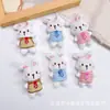 Nuevos Accesorios de Conejo y Zanahoria de Tela de Dibujos Animados DIY Accesorios para el Cabello Hechos a Mano Bolsas para Ropa Broches Accesorios Joyería DIY