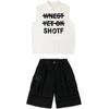 Roupas Modernas para Crianças de Street Dance Conjunto Camisa Sem Manga Estilosa e Bonita Roupas de Performance para Meninos e Crianças Hiphop Roupas de Performance de Rua