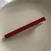 Pinza para el pelo acrílica simple y elegante para niñas, versátil para salir, adecuada para flequillos y cabellos sueltos, pinza de pico de pato