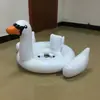 Unicornio Inflable de PVC Extra Grande con Alas Flotantes Cama Flotante Silla Lounge Inflable para Agua Flamenco Rosa Dorado Montura