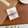 Grampo de Cabelo Coreano de Renda com Laço e Coração de Strass para Mulheres, Presilha de Franja Lateral de Alto Padrão, Acessório de Cabelo de Luxo Leve de Nicho