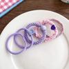 Cuerda para la cabeza 2024, nueva cuerda para el cabello de alta gama para niñas, anillos para el cabello de alto valor para mujeres y niños, correa de goma para la cabeza, chaqueta de cuero para niñas, tocados