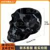 Suporte de Caneta Caveira Estilo Escuro Impresso em 3D Organizador de Papelaria Suporte de Armazenamento para Pincéis de Maquiagem Caveira Humana