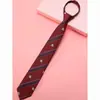 [Corbata sin cremallera] Corbata de lazo JK japonesa gratis para estudiantes universitarias, estilo universitario, corbata rayada de corona