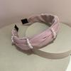 Diadema francesa vintage de malla con perlas, de alta gama, a la moda, combina con todo, para lavarse la cara, a presión, con la parte superior del cráneo, para el pelo.