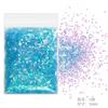 Brillantina de uñas, purpurina ultrafina, purpurina, lentejuelas brillantes, 1 mm, traje azul, esmalte de uñas, pegamento, joyería, transfronterizo