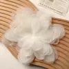 Malha Elegante com Borda Queimada Estilo Fada Camélia Acessórios de Cabelo DIY Feitos à Mão Broche Acessórios para Roupas