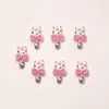 Nova Colher, Garfo, Pá do Gato Kt Sanrio, Acessórios para Unhas, Pequenos Acessórios de Resina de Desenho Animado, Brincos DIY, Acessórios para Unhas