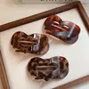 Pinza Plana con Estampado de Leopardo y Corazón Coreano para el Pelo de Mujer Pinza de Pato Pinza para el Cabello Pinza para el Cabello Pinza para el Cabello