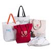 Bolsa de Lona Logo Personalizado Bolsa de Lona Portátil Bolsa de Publicidade Personalizada Padrão Bolsa de Algodão Bolsa de Ombro para Compras Impressão
