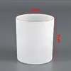 Venta al por mayor del fabricante Taza para Velas DIY Contenedor de Vidrio Escarchado de Colores Taza Vacía para Aromaterapia Portavelas Romántico para Dormitorio Logo