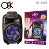 Exportado a Sudamérica altavoz de 8 pulgadas altavoz Bluetooth inalámbrico BT-2087 altavoz Bluetooth portátil