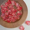 Estilo Antigo Bicolor Carimbado a Ouro Flor Irregular de Três Pétalas Feita à Mão DIY Presilha de Cabelo Estilo Antigo Grampo de Cabelo Acessórios de Joias com Contas