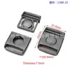 Hebilla de plástico para accesorios de equipaje de 20 a 38 mm, hebilla para bolso de cintura, hebilla cuadrada, hebilla de seguridad, hebilla de ajuste rápido
