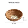 Louça japonesa vime natural outono cesta de armazenamento cesta de toalhas de hotel cesta de lanches prato de frutas trançado cesta de frutas cesta de pão