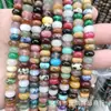 Cien Cuentas de Ábaco de Piedra Natural de 5x8 mm Rueda de Cuentas Accesorios para Pulsera Collar de Venta Caliente Transfronteriza Productos Semiacabados