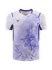Roupas de badminton de verão 2024 masculinas e femininas tops de manga curta Ziying roupas de competição roupas esportivas roupas de competição secagem rápida respirável