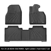 Adecuado para modelos 25-26 de Toyota Bz4X/Subaru Solterra Alfombrillas para el suelo del coche y Alfombrillas para el maletero de TPE