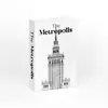 Cidade da Moda Livro Falso Simples Moderno Inglês Livro de Simulação Modelo de Livro Decoração de Sala Modelo de Livro Decoração de Livro Livro de Decoração para Casa