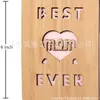 Tarjeta de Madera para el Día de la Madre Tarjeta de Cumpleaños para Mamá Tarjeta de Regalo para Mamá La Mejor Mamá del Mundo