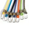 Corda elástica de látex multifuncional transfronteiriça de 4 mm, mini elástico com gancho de metal, para fixar e amarrar mercadorias