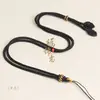 Cordão para Pingente DIY Pingente de Jade Cordão para Colar Dourado Artesanal Trançado Nó de Escama de Dragão Ajustável Nó de Cauda de Fênix Cordão de Jade Atacado