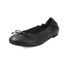 Sapatos Femininos Planos Super Macios de Couro de Bezerro Aumentadores de Altura com Laço Estilo Rolinho de Ovo Outono 2026 Salto Baixo Bico Redondo Boca Rasa Couro Genuíno Solado Macio