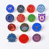 Insígnias metálicas culturais e criativas, medalhas, distintivos esmaltados, emblemas escolares, emblemas de turma, distintivos comemorativos de eventos corporativos, emblemas de empresa