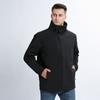 Jaqueta de inverno masculina roupas de trabalho masculinas podem imprimir logotipo roupas de trabalho de empresa de logística casaco espessado com forro de fleece para casal