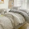 Nueva cama de algodón de clase A para madres e hijos de 120 grados, juego de cuatro piezas para el hogar, juego de tres piezas para dormitorio de estudiantes con diseño floral, venta al por mayor