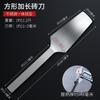 Cuchillo para ladrillos de acero inoxidable Guiyang hoja fina cuchillo para ladrillos de pared herramienta para baldosas de barro cuchillo redondo pequeño de arcilla de doble cara todo cuchillo para baldosas de acero inoxidable