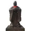 Estatua de Confucio de Cobre Fundido Escultura de Personaje Grande para Campus Fabricante de Producción Adornos de Arte de Cobre para Exteriores Paisajismo de Jardín