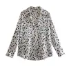 Venta al por mayor de Ropa Femenina Transfronteriza Europea y Americana, Camisas de Seda Multicolores con Textura Satinada, Elegantes y Versátiles